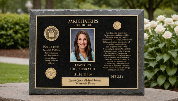 Personnalisez votre plaque funéraire pour un hommage émouvant